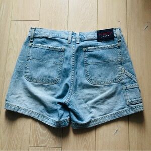 Vintage Tommy Jeans Light Wash Carpenter Shorts Size 7
